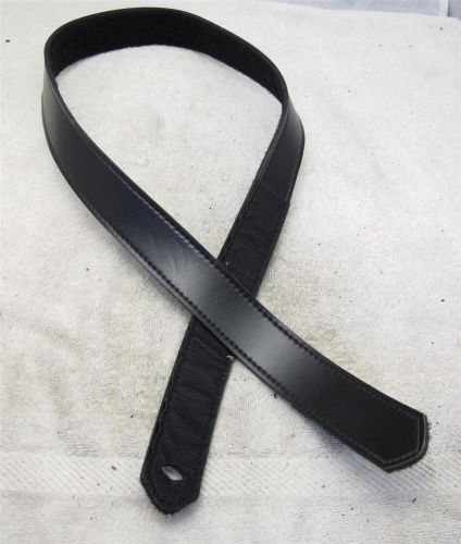 B55 l 40&#034;- 44&#034; g&amp;g plain black 1.5&#034; buckleless garrison belt velcro loop lining for sale