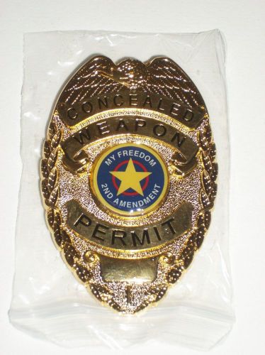 CONCEALED WEAPONS CARRY PERMIT - BADGE – LARGE