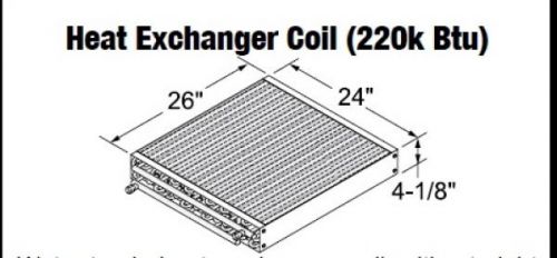 Heat exchanger coil (220k btu) for sale