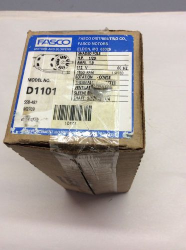 Fasco # d1101 motor shaded pole for sale