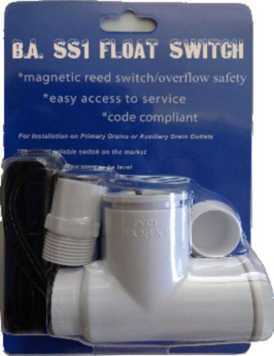 Lot of 10  B.A.SS1 Float Switch-Condensate Overflow Drain Line/Pan Safety Switch