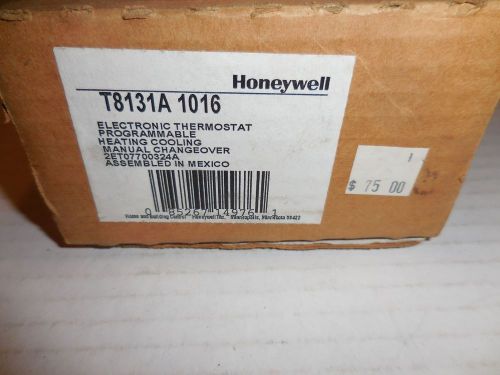 Honeywell Electronic Thermostat Programmable T8131A1016 NEW IN BOX