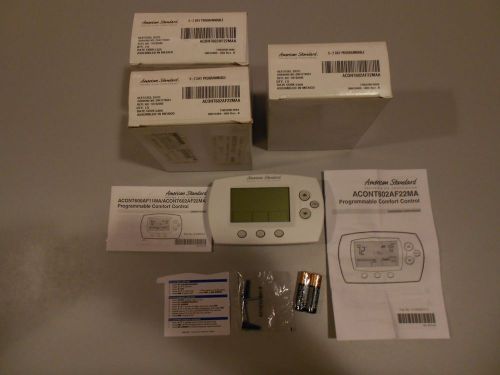 American Standard Programmable Thermostats ACONT602AF22MAA Lot of 4