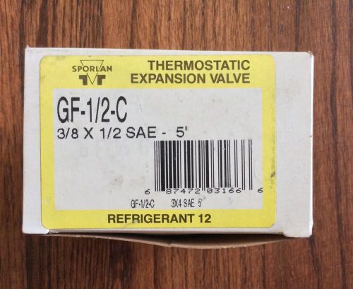 sporlan thermostatic expansion valve GF-1/2-C