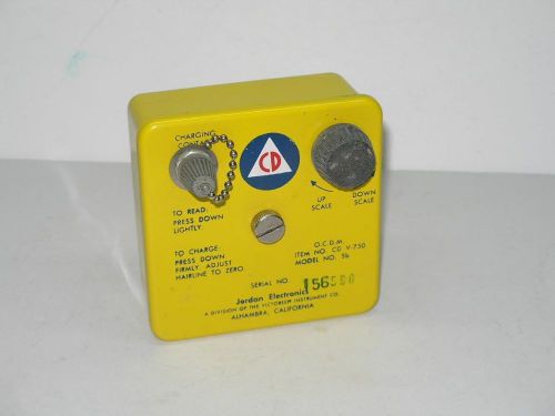 JORDAN ELECTRONICS CD V-750 DOSIMETER CHARGER RADIOLOGICAL INSTRUMENT