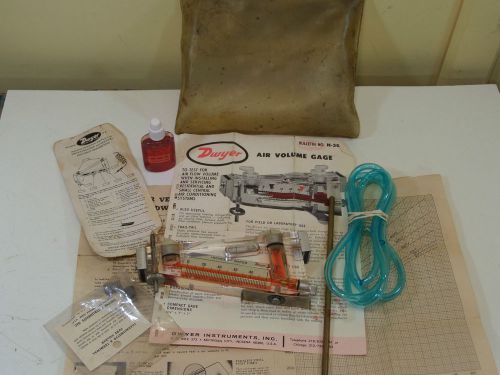 Dwyer Air Volume Gage 5&#039; Vinyl Hose Red Gage Oil &amp; More H-30