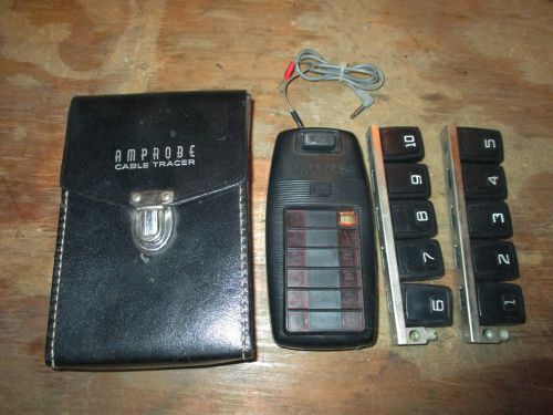 VINTAGE AMPROBE CABLE TRACER IN LEATHER CASE