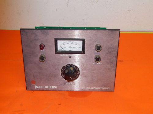 Inductotherm Ground/Leak Detector