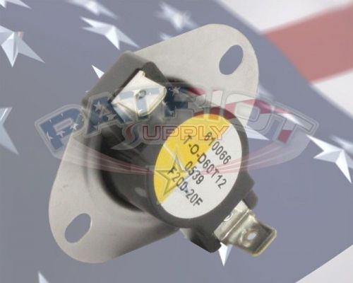 WHITE RODGERS 3F01-200 Snap Disc Fan Control 3/4&#034; SPST Close on Rise, 200°F