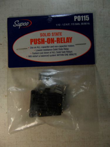 Supco solid state push on relay p0115 for sale