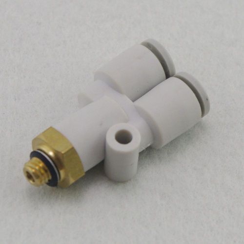 (5) one touch push in branch union y connectors male replace smc kq2u10-02s for sale