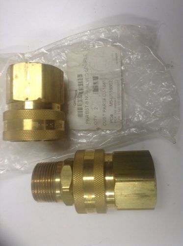 Bst-8 st series 1&#034; coupler  1&#034; npt quick coupling  brass for sale