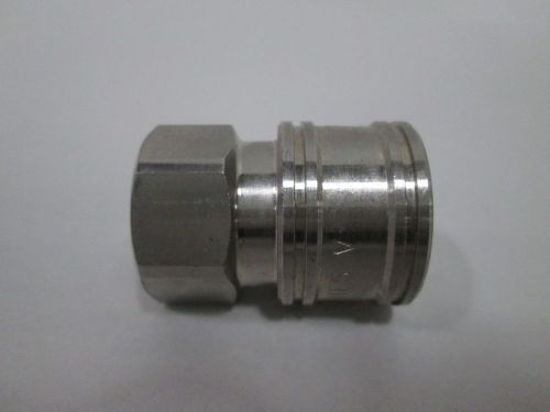 NEW PERFECTING COUPLING TNL-04-F-2 1/4IN NPT STAINLESS FEMALE COUPLER D288036