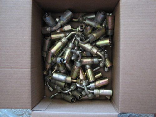 Lot of 50 miscellaneous hydraulic fittings for sale