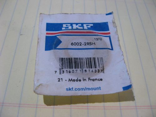 6002-2RSH SKF Bearing - Sealed Pkg. NOS
