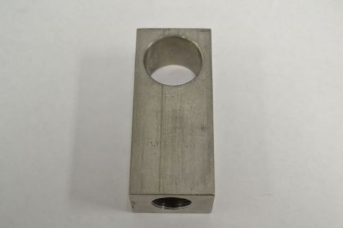 Multivac 888431 stainless cylinder clevis end assy 3-5/8x1/2in npt bore b231412 for sale