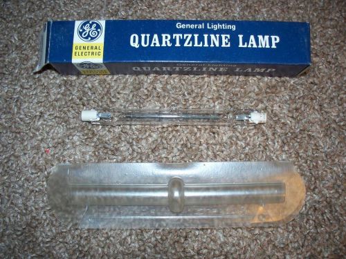 -NOS- (5) GE Quartzline Lamp Q500T3/CL 500W 125-130V General Electric NEW!