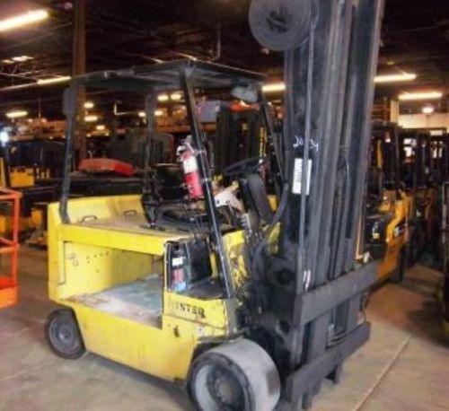 Used 2005 hyster e100xl3 4 wheel electric forklift for sale