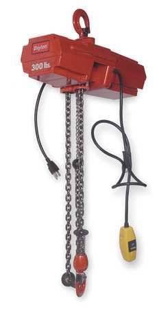 New dayton 300lb electric chain hoist lift 10 ft fast ship 4gu70 for sale