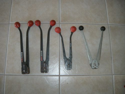 Signode plastic strap lot crimper bander banding tool tools cutter model d x4 for sale