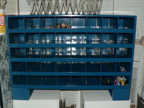 DURHAM 40 Open Slot Large Metal Organizer/Bin - Perfect Office and Craft Storage