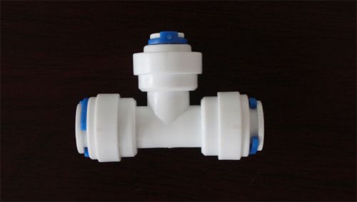 5pcs 1/4&#039;&#039; reducer tee water push in fitting for ro reverse osmosis pure i for sale