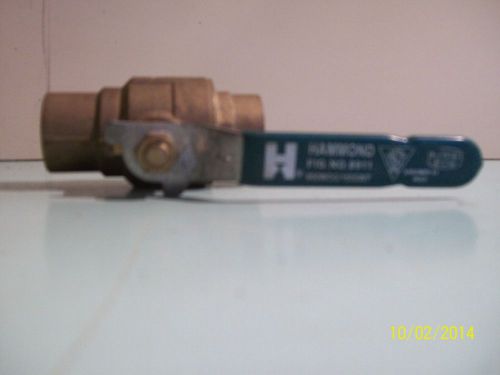 Brass 1 inch valve Hammond FIG. NO.8911 600WOG/150SWP