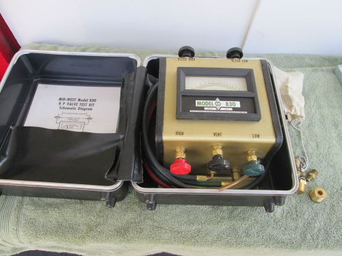 Mid-West Instrument Model 830 Blackflow Prevention Assembly Test Kit Midwest