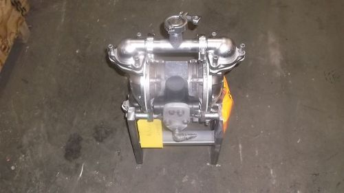 Warren sandpiper? diaphragm pump, no tag/name, stainless, on stand, rebuilt for sale