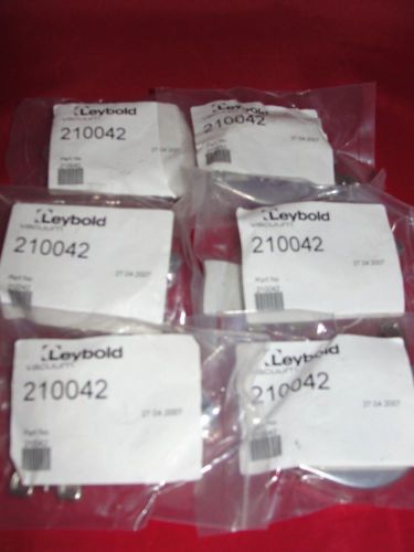 Leybold Vacuum P/N: 210042 Wing Nut Clamps New Lot of 6