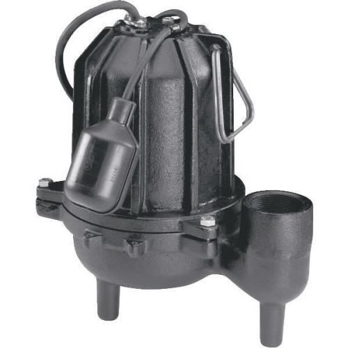 Wayne 120v 7680-gph 1/2-hp cast-iron sewage pump with piggyback tether switch for sale