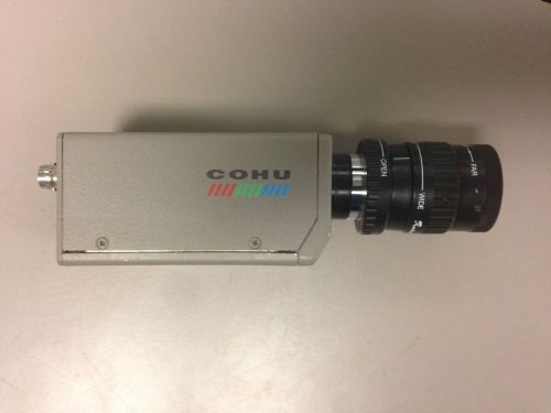 COHU 1322-1300 Security Camera with Rainbow 1/1.4 1/2&#034; CS Lens ( x 3 )