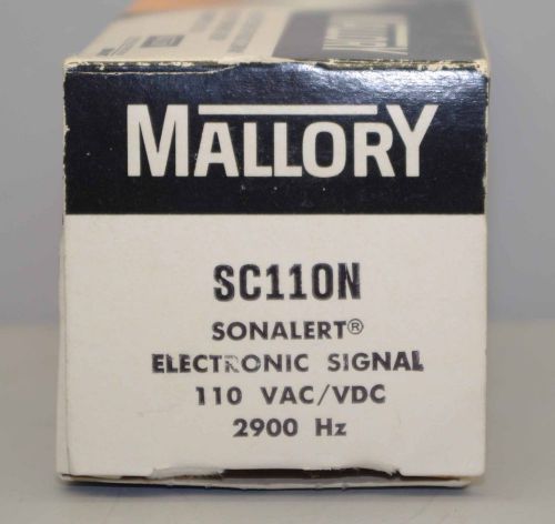 Mallory Sonalert SC110N ++ NEW ++