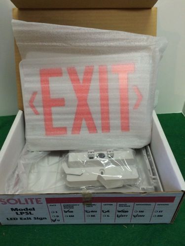 NEW IN BOX Isolite Model LPSL LED Exit Sign