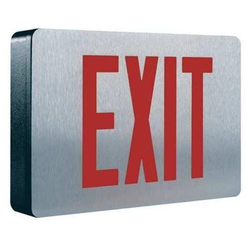 COOPER LIGHTING Sure-Lites CX61 Exit Sign,1.0W,Red/Green,1 Face