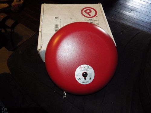 potter 10 inch 120volt fire bell new in  box red pba12010 m40259