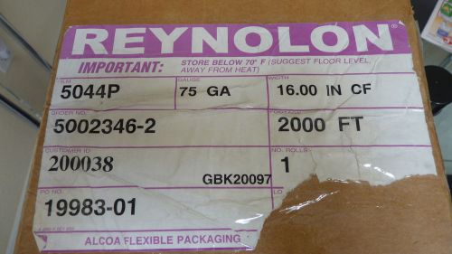Reynolon 5044 p shrink film 16 inches 2000 ft 75 gauge for sale
