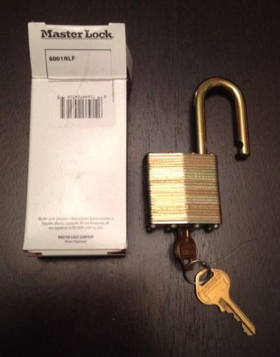 Master lock 6001 nlf steel padlock lot of 2 for sale