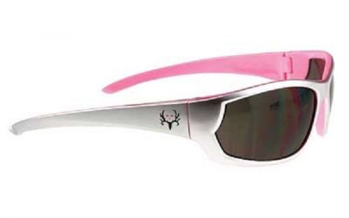 Radians covey glasses silver/pink clear 15% smaller w/zippered hard bccv65-20cs for sale