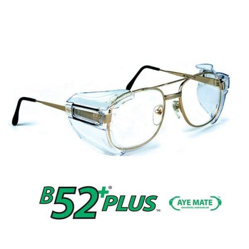 SOS B52 Clear Safety Glasses Side Shields for Medium to Large Glasses