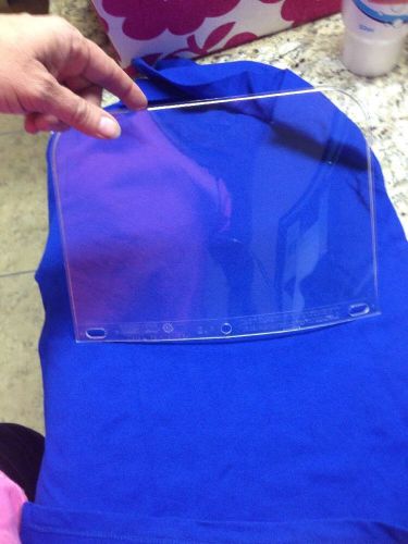 Fibre-metal high performance® 8&#034; x 11 1/4&#034; clear standard view faceshield window for sale