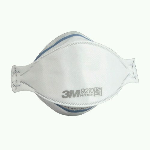 2 Masks - 3M 9210 N95 Filtering Respirators - Flat Fold - Dust Particle Mask