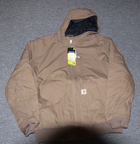 Carhartt Quick Duck Woodward Active Jacket Size Extra Large Color Canyon Brown