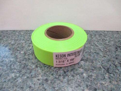 Glo Lime Green Flagging Tape - 1 roll 150 feet  Keson