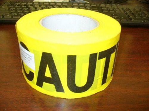 &#034;CAITOPN&#034; Barricade yellow tape, 3&#034; x 500&#039; x 3.0