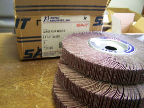 SAIT 72040 2A 8X1 Premium Aluminum Oxide Flap Wheels 60 Grit