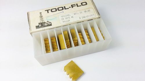 Tool-Flo CR-5B75-4E G50 Carbide Threading Chaser Inserts (10 Inserts)(G40)