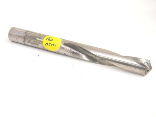 USED KOOLTWIST USA 16.00mm CARBIDE TIPPED COOLANT TWIST DRILL .6299&#034;