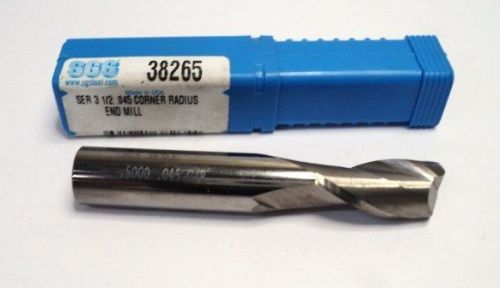 Sgs tool 38265 corner radius end mill 1/2&#034; .045 solid carbide (3 pieces) for sale