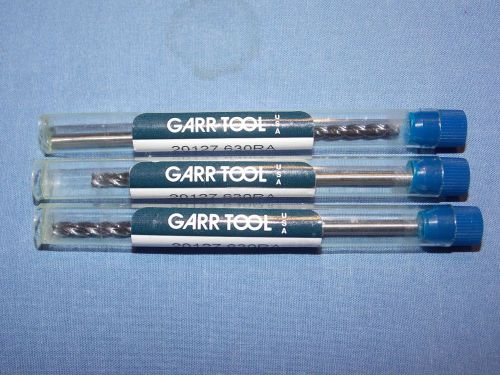 Brand new  garr tool carbide  long bull   end mill  1/8 dia. x 3&#034; oal 3 pcs lot for sale